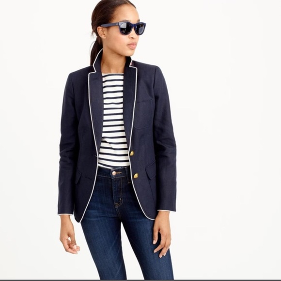 J. Crew Blazer 100% linen - Picture 2 of 16